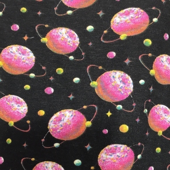 𝅺nwt Super Massive donut galaxy/space novelty print T-shirt M - Picture 3 of 8